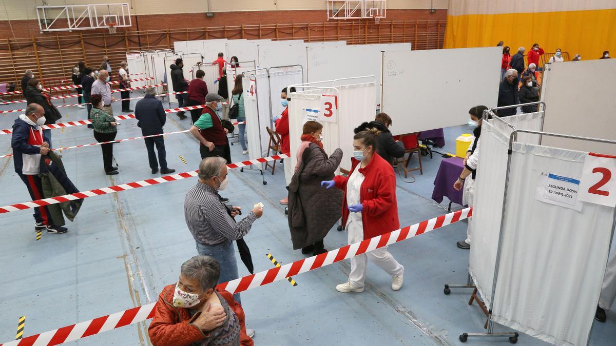 Vacunación masiva en Palencia.