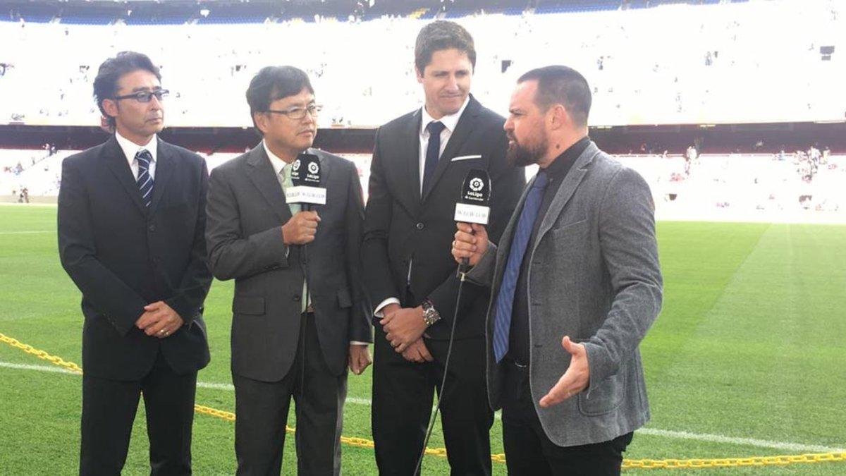 Edmilson, antes del Clásico en el Camp Nou