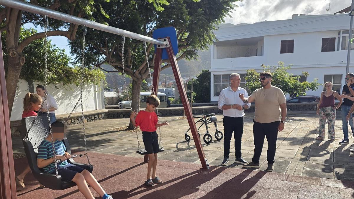 La Laguna estrena en Pico Bermejo un nuevo espacio de convivencia para las familias