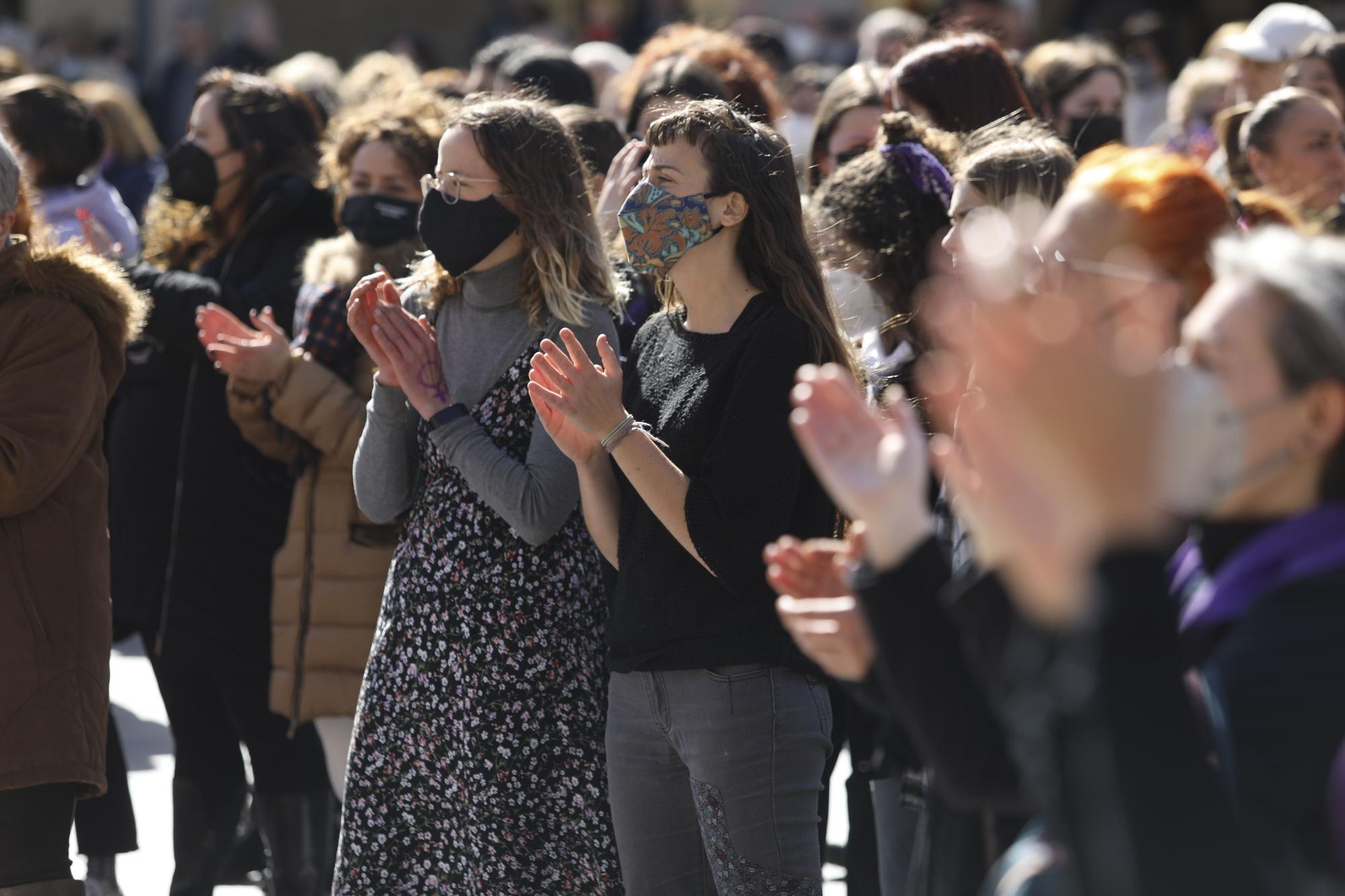 EN IMÁGENES: Así se vivió el Día de la Mujer (8M) en Avilés