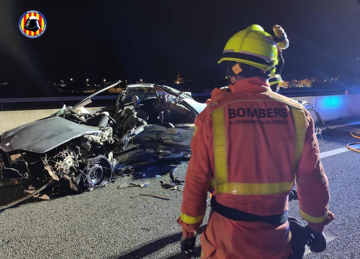 Accident a València: «Em vaig creuar amb el kamikaze en plena nit, no em va passar a mi per segons»