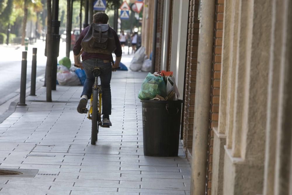 La basura de la Vall d'Albaida se queda sin recoger