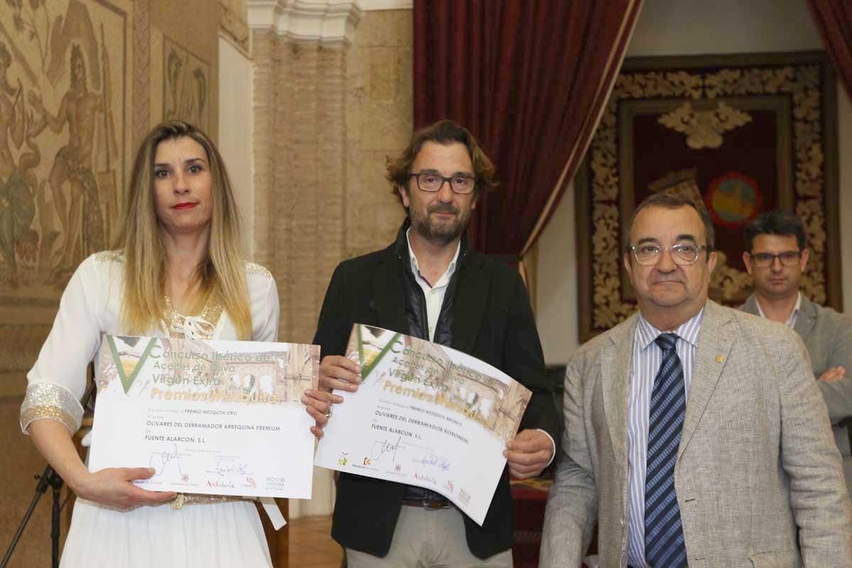 V Concurso ibérico de aceites de oliva virgen extra premios Mezquita 2018