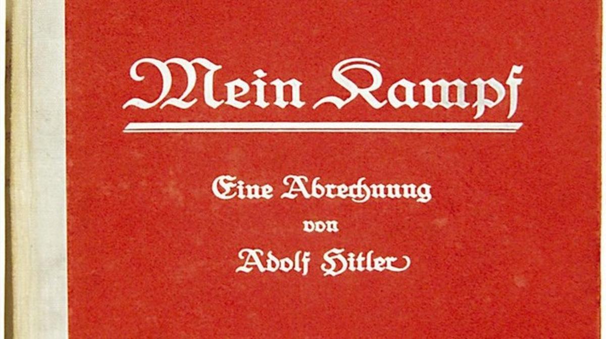 Imatge de la portada de la primera edició de ’Mein Kampf’, subhastada per Bloomsbury.