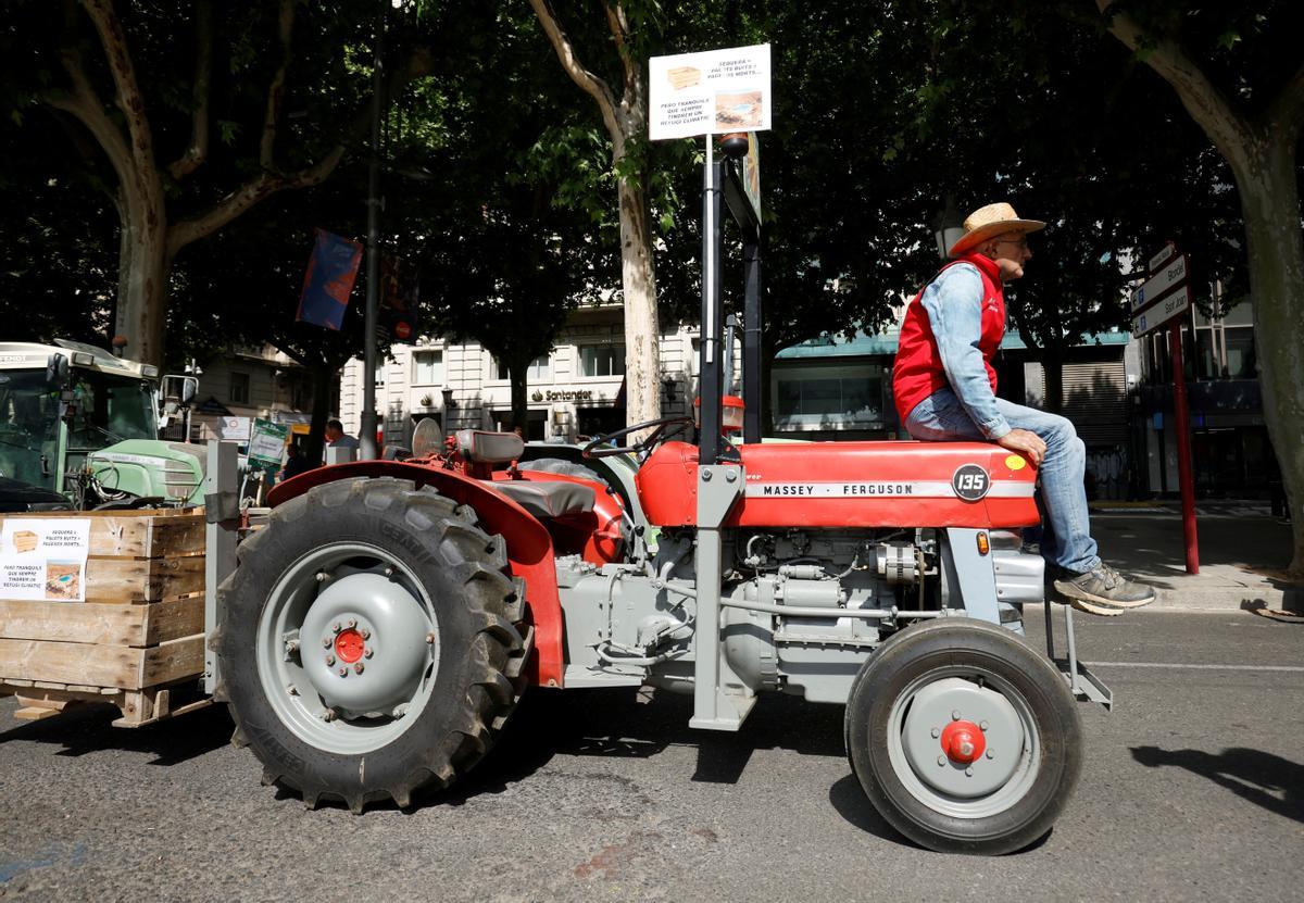 Tractorada en Lleida para pedir soluciones ante la sequía