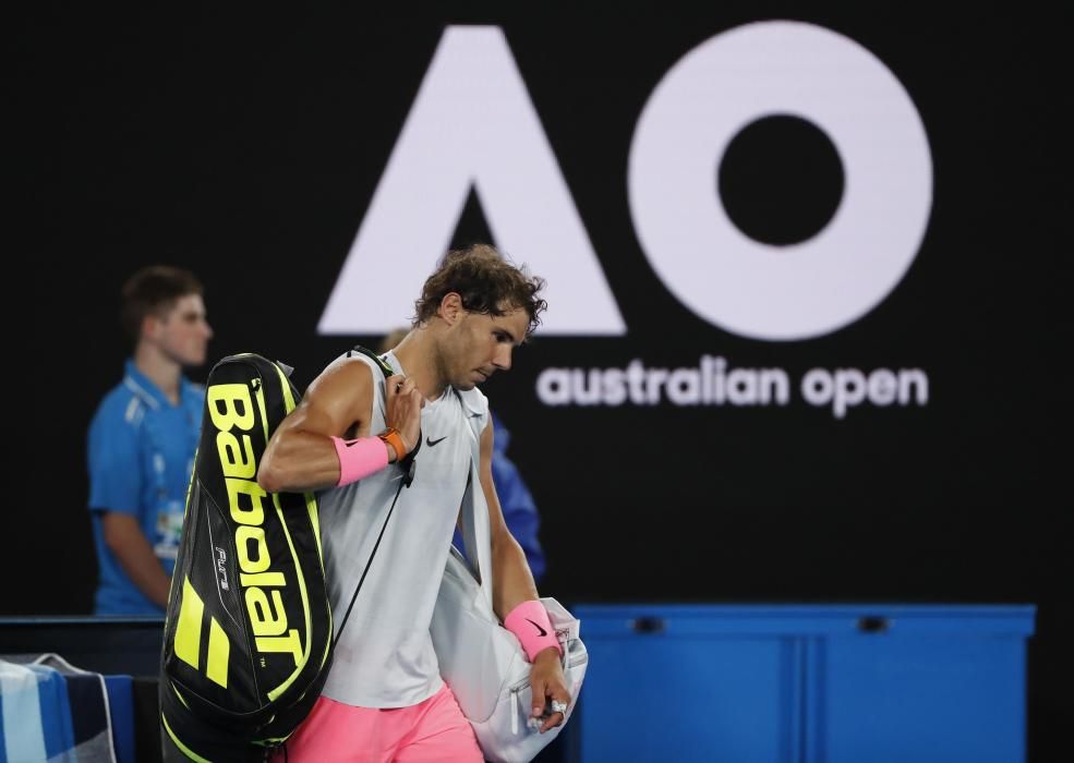 Nadal abandona en Australia por lesión