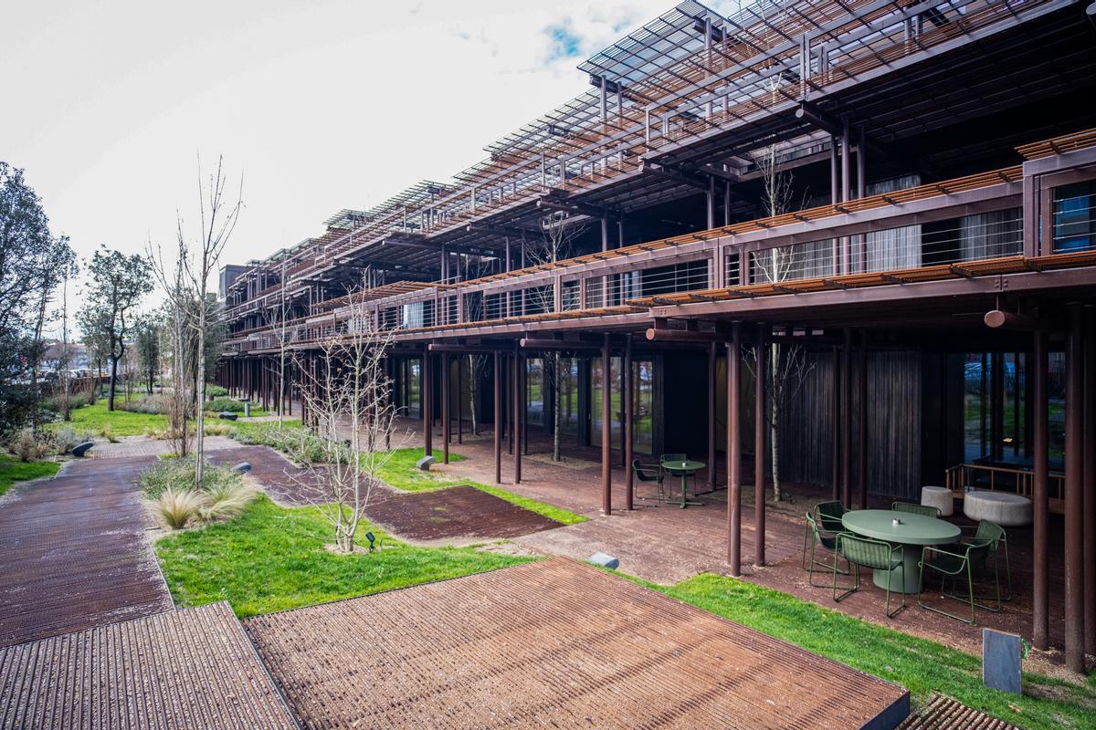 Terrassa exterior del restaurant Divers