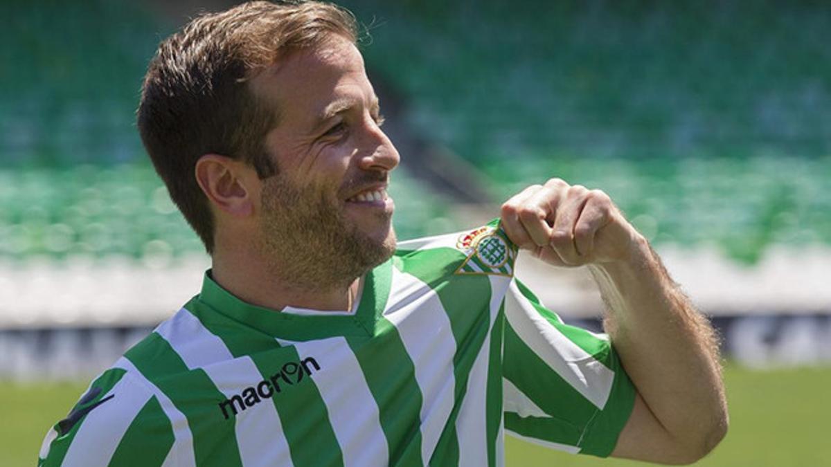 Rafael van der Vaart, presentado como jugador del Betis