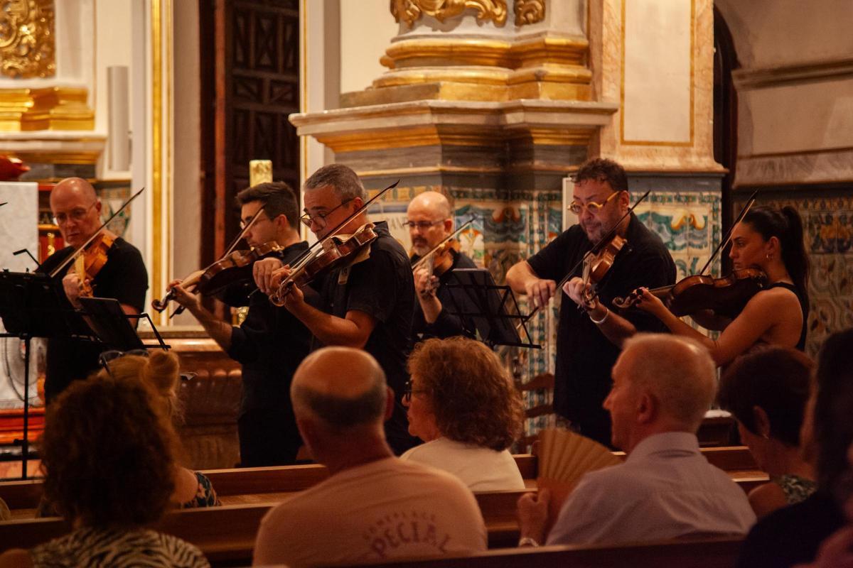 Uno de los recitales realizados durante el Curso de Música Antigua de Guadassuar.