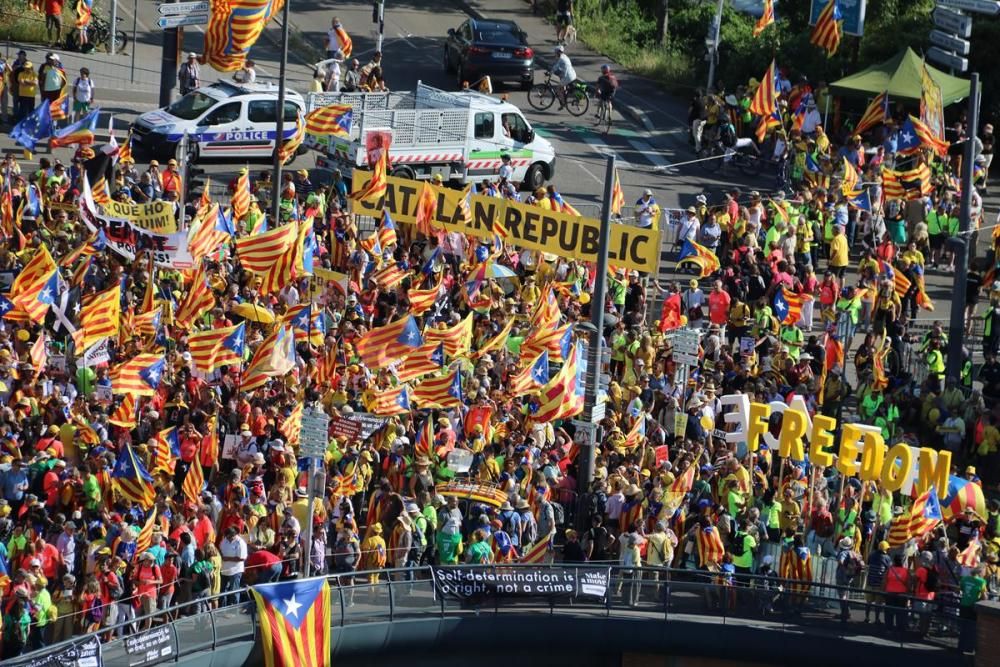 L'independentisme es manifesta a Estrasburg