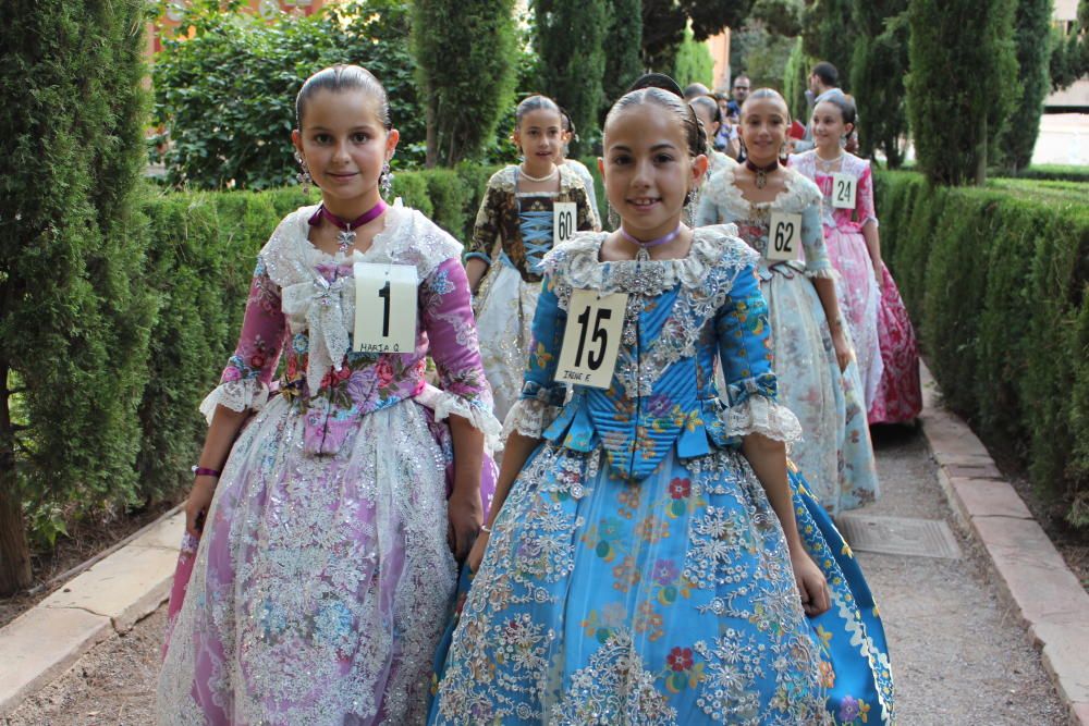 Los Jardines de Monforte acogieron la prueba de las infantiles con moño único