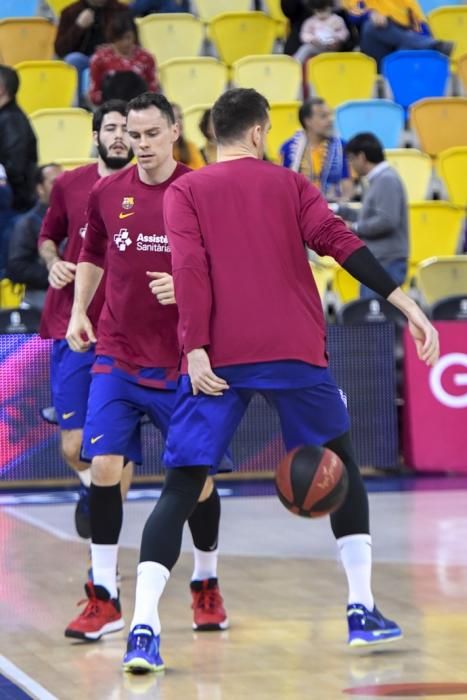 09-02-20 DEPORTES. PABELLON GRAN CANARIA ARENAS. SIETE PALMAS. LAS PALMAS DE GRAN CANARIA. Partido de baloncesto entre los equipos del Herbaife GC y el Barcelona.    Fotos: Juan Castro.