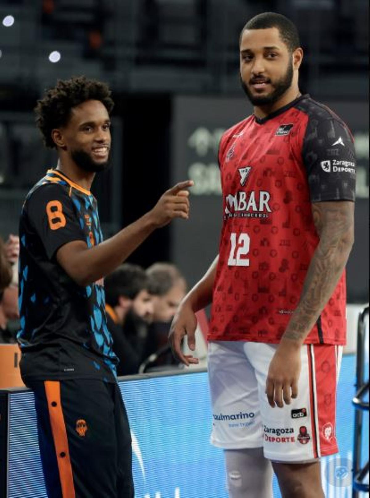 Jean Montero y Joel Soriano, cedido por el Valencia BC en el Casademont Zaragoza.