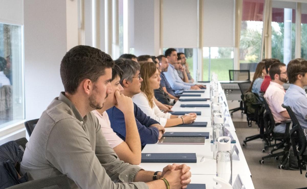Alumnos de Cámara Valencia, en una clase.