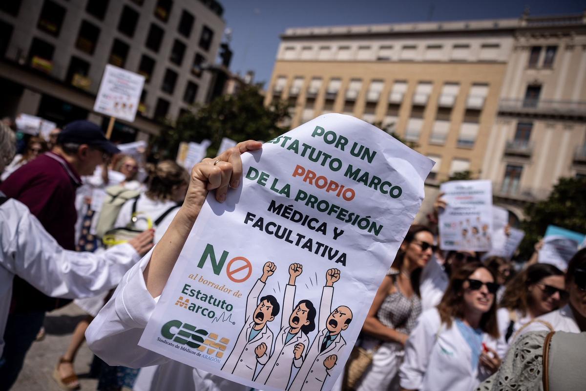 Huelga de médicos en Aragón contra la reforma del Estatuto Marco - El ...