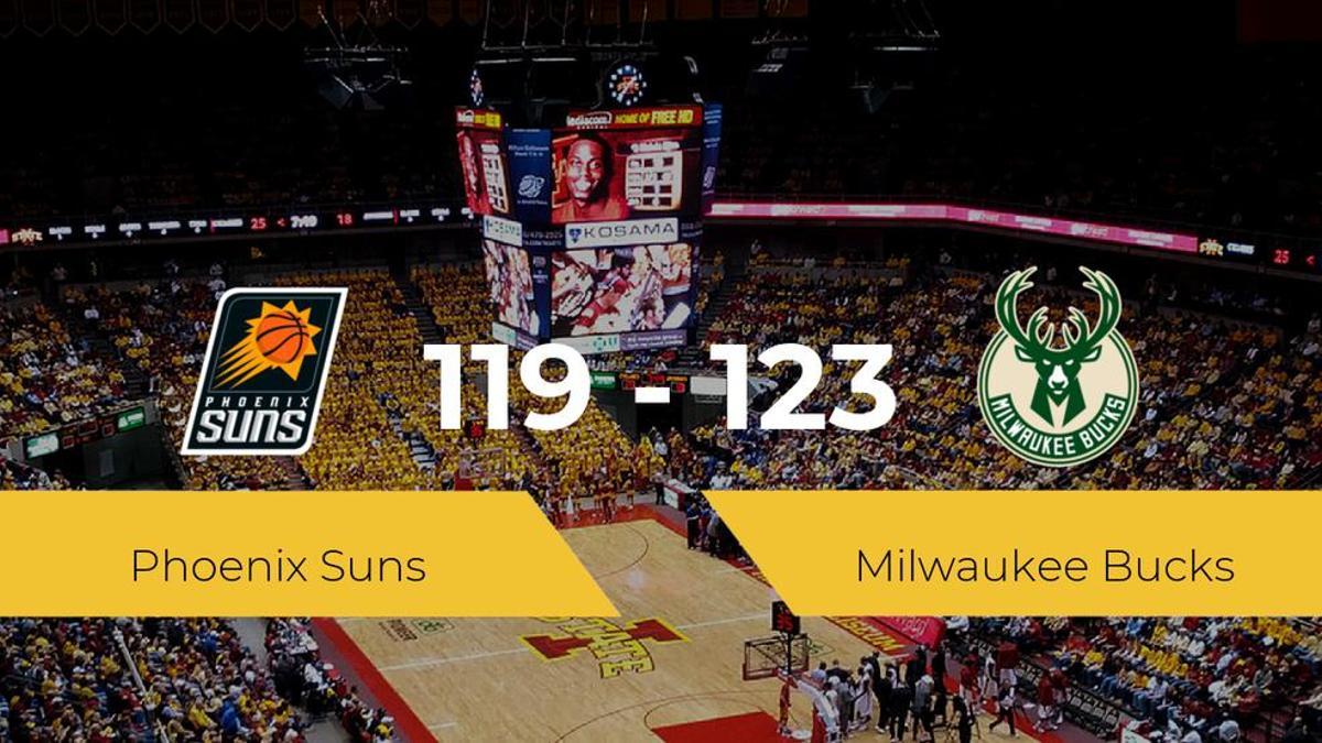 Milwaukee Bucks consigue vencer a Phoenix Suns (119-123)