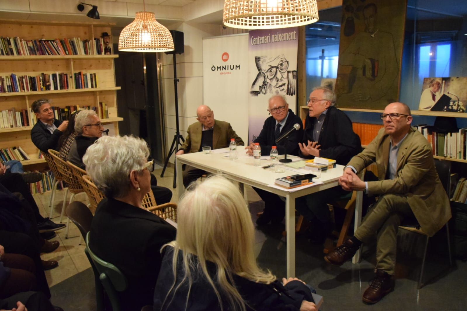 Jordi Pujol parla d'esperança de la fe i en el país en un acte de record de Ballarín a Berga