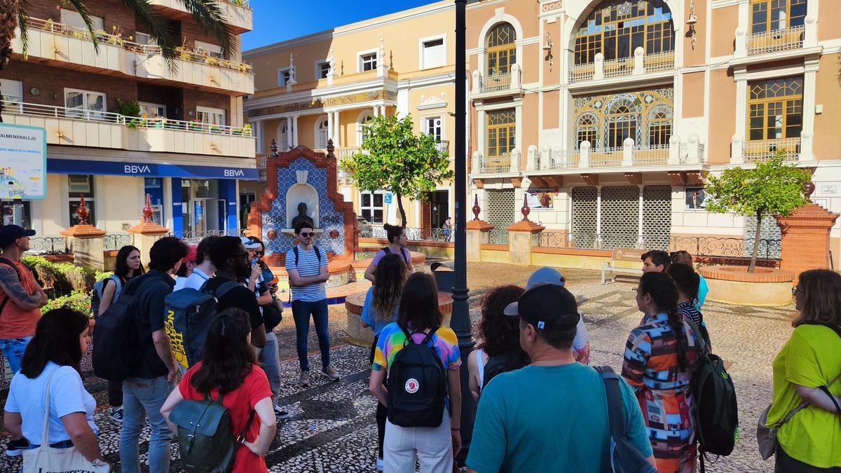 Jóvenes participantes en Almendralejo.