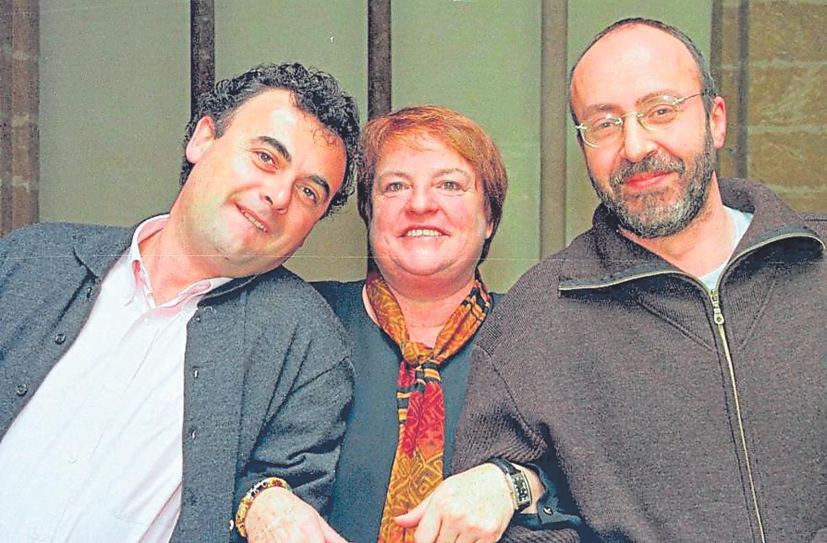 Antoni Miranda, Bel Cerdà y Eugeni Canyelles.