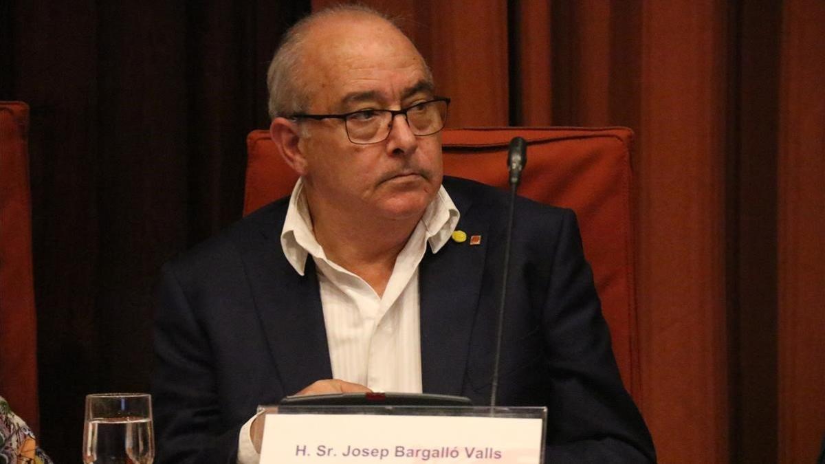 El 'conseller' de Educación Josep Bargalló, el 8 de octubre del 2019 en el Parlament