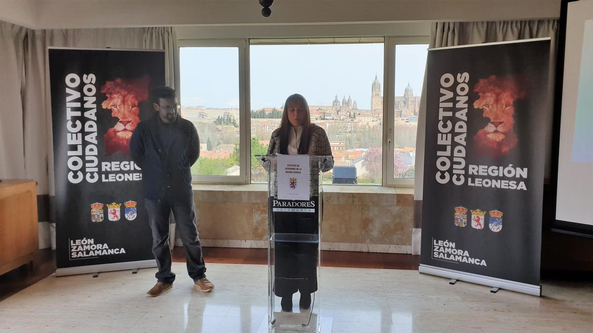 CCRL ha presentando su proyecto de Estatutos del Reino de León en el parador de Salamanca.