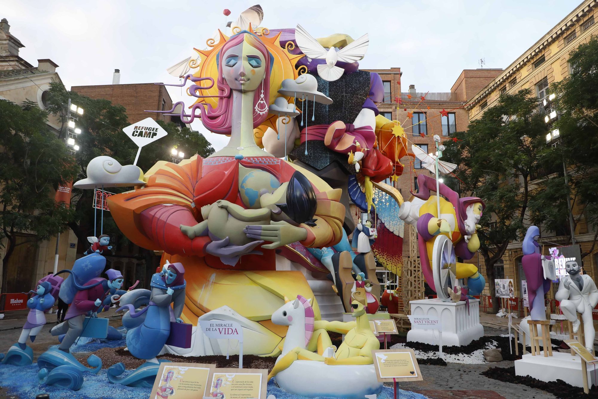 Las nueve fallas de especial y sus espectaculares escenas