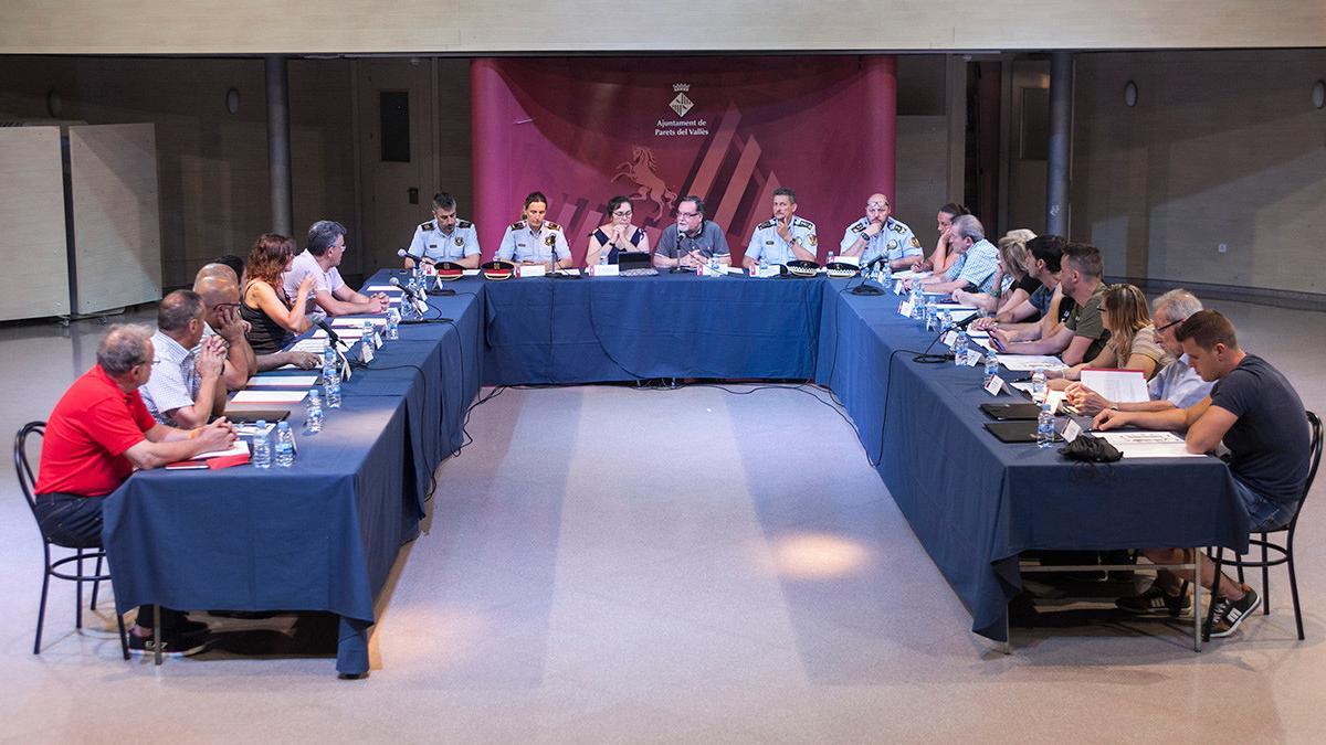 Mesa de Seguridad Ciudadana de Parets del Vallès.