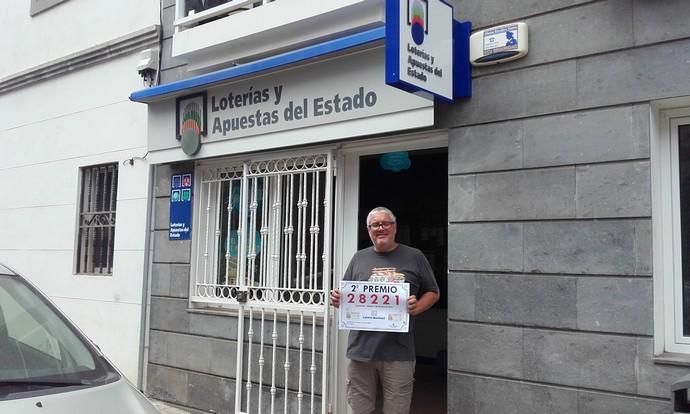 Un segundo premio de la Lotería Nacional cae en Santa Brígida