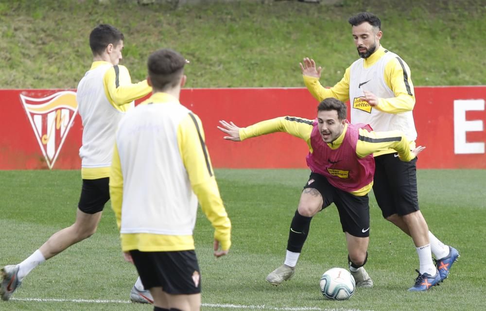 Entrenamiento del Sporting