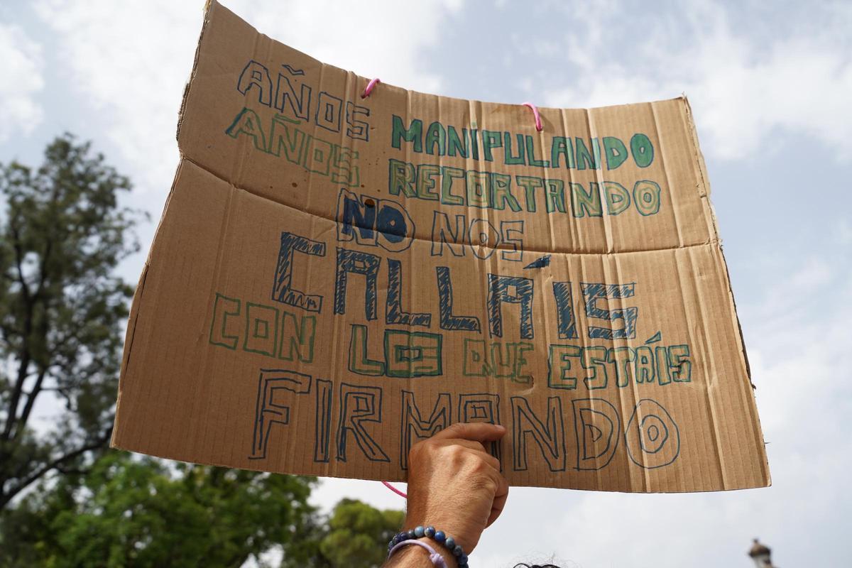 Las imágenes de la manifestación de Airbus en Sevilla
