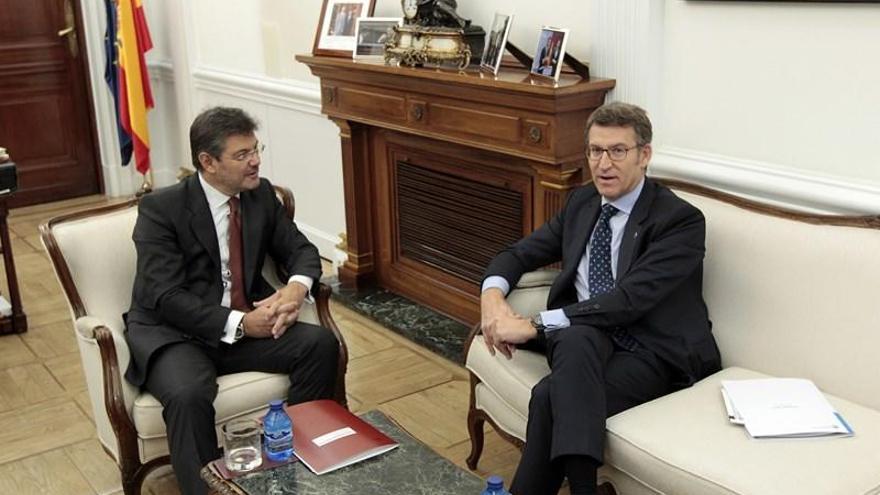 Reunión de Alberto Núñez Feijóo y Rafael Catalá