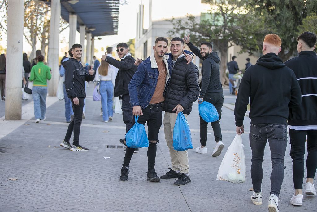 Las imágenes de la macrofiesta universitaria en La Fica (27/01/2023)