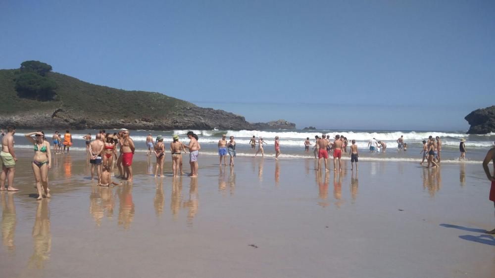 Oleaje en la playa de Barro