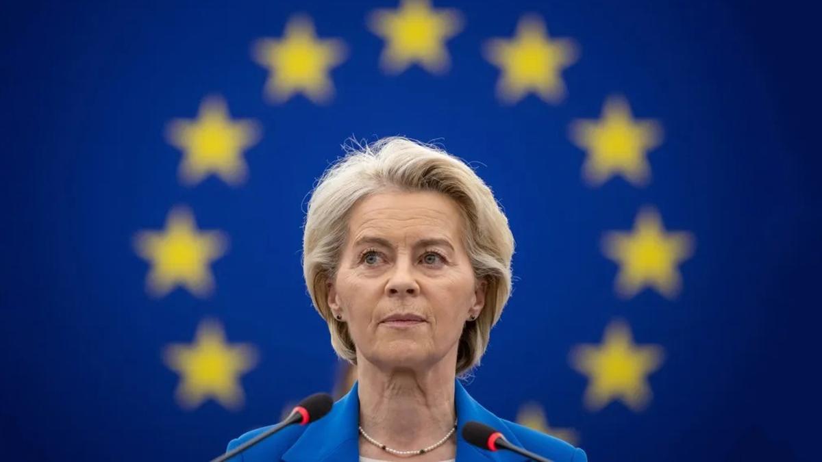 La presidenta de la Comisión Europea, Ursula von der Leyen.