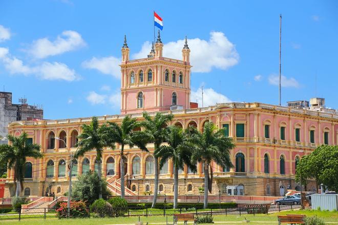 Palacio presidencial en Asunción, Paraguay