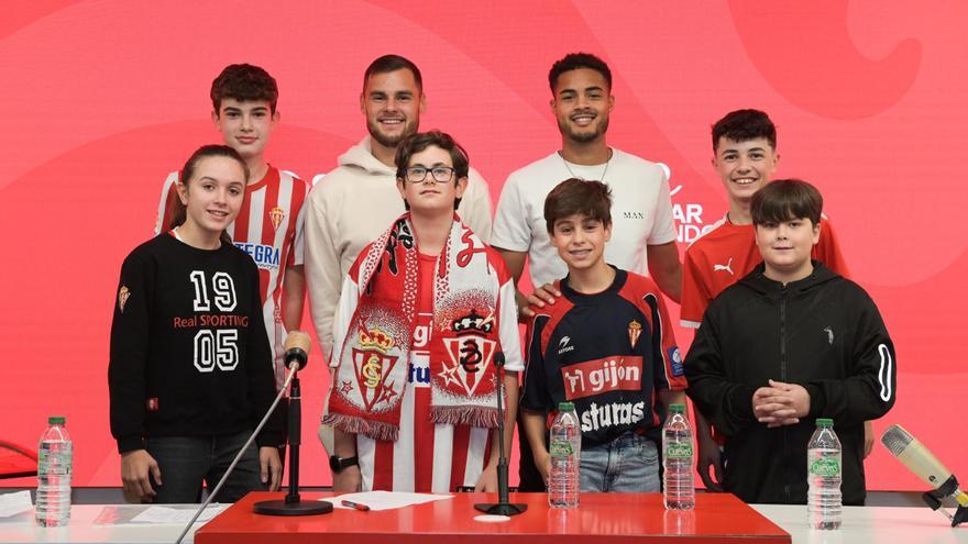 Varane y Flo participan en una actividad con el colegio Miguel de Cervantes