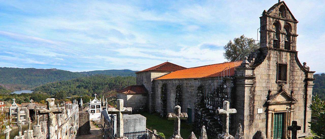 Iglesia de Figueira, en Crecente.