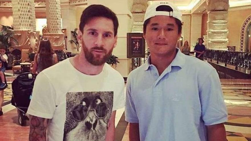 Messi descansa en las Bahamas antes de regresar a Barcelona