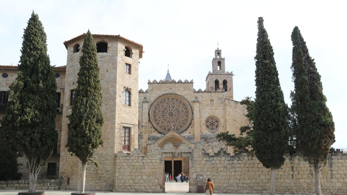 Plano General de la fachada del Monasterio de Sant Cugat