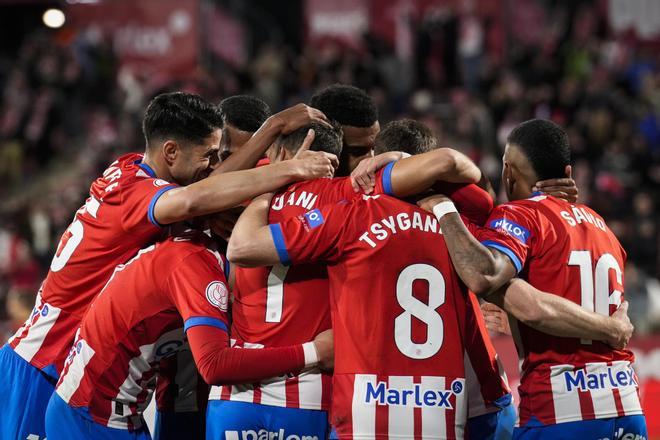 Copa del Rey. Octavos. Girona - Rayo Vallecano, en imágenes