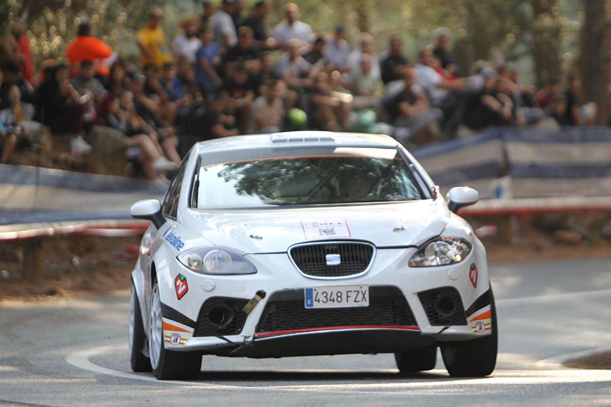 Seat León de con el que compitió Xim Escalas