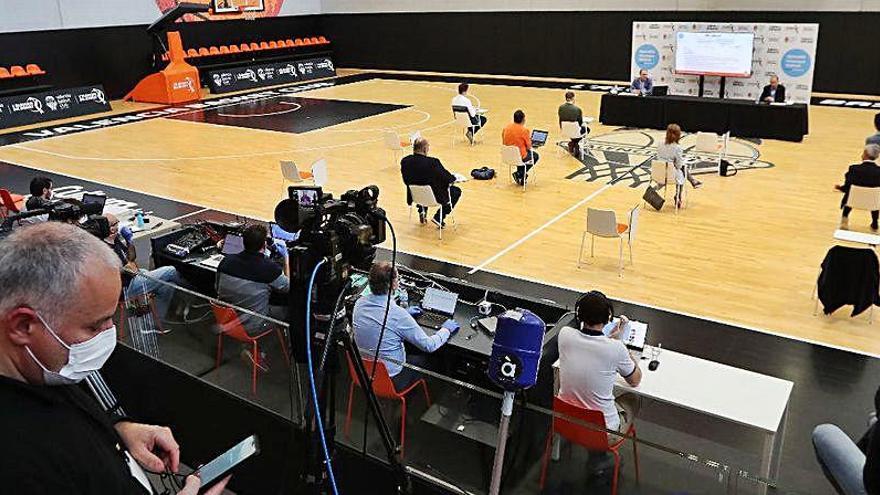 Rueda de prensa de este jueves en L&#039;Alqueria del Basket