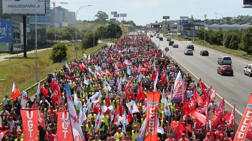 El conflicto del metal en la provincia de A Coruña entra en una fase decisiva