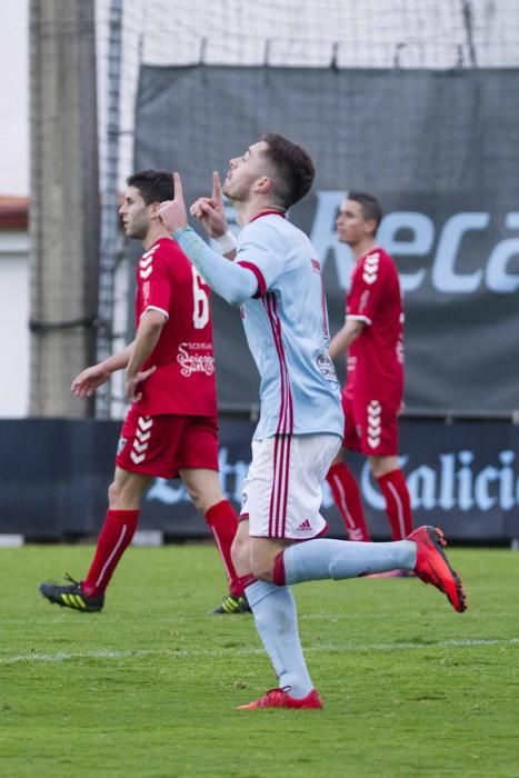 Los vigueses rescatan un empate con dos goles en dos minutos obra de Dani Molina y Juan Hernández.