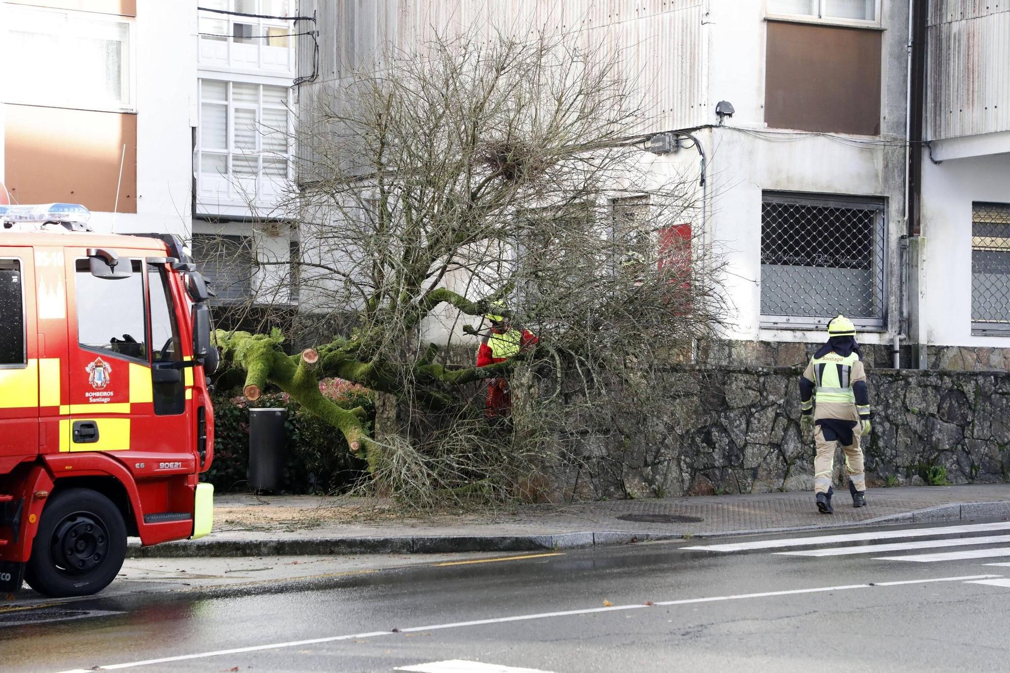 La borrasca Domingos se despide de Santiago