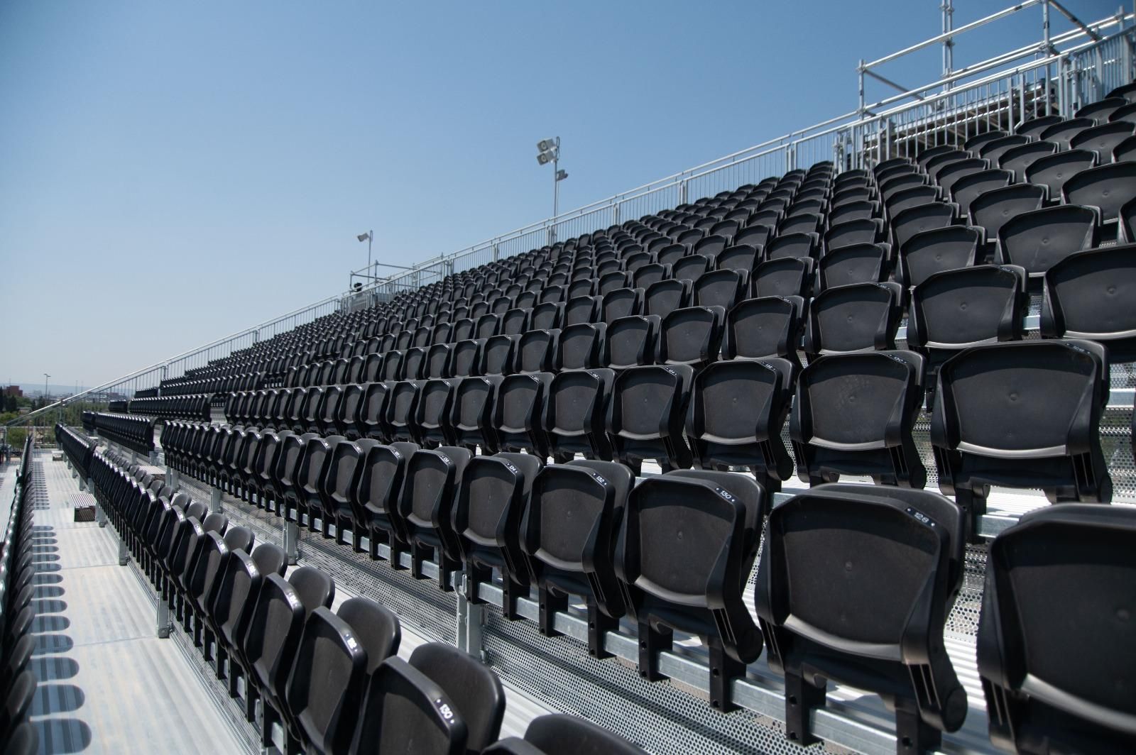 En imágenes | Así está el Ibercaja Estadio a pocos días de su inauguración en un amistoso