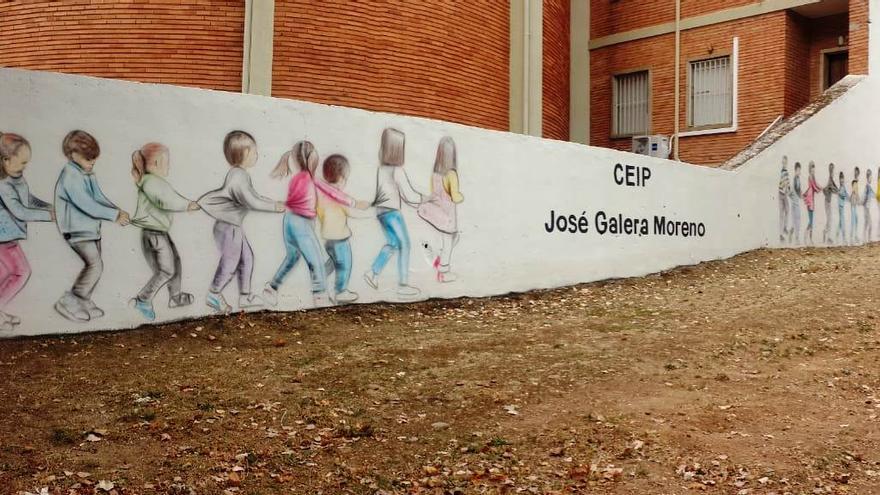 Mural en el colegio José Galera.