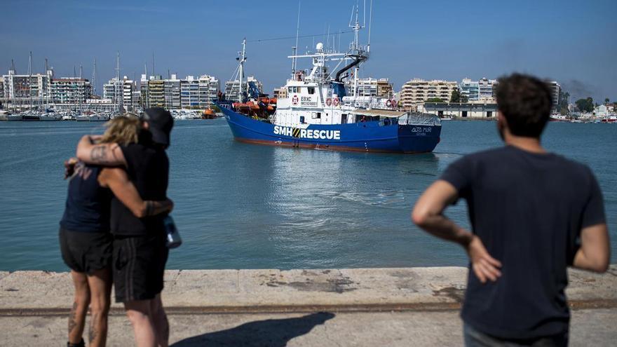 El &#039;Aita Mari&#039; zarpa a otra misión humanitaria desde Burriana