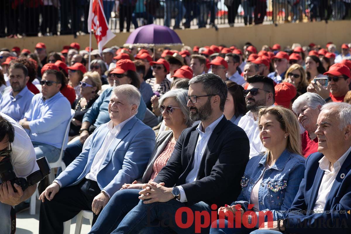 Presentación de José Vélez como candidato del PSOE a la presidencia de la Comunidad