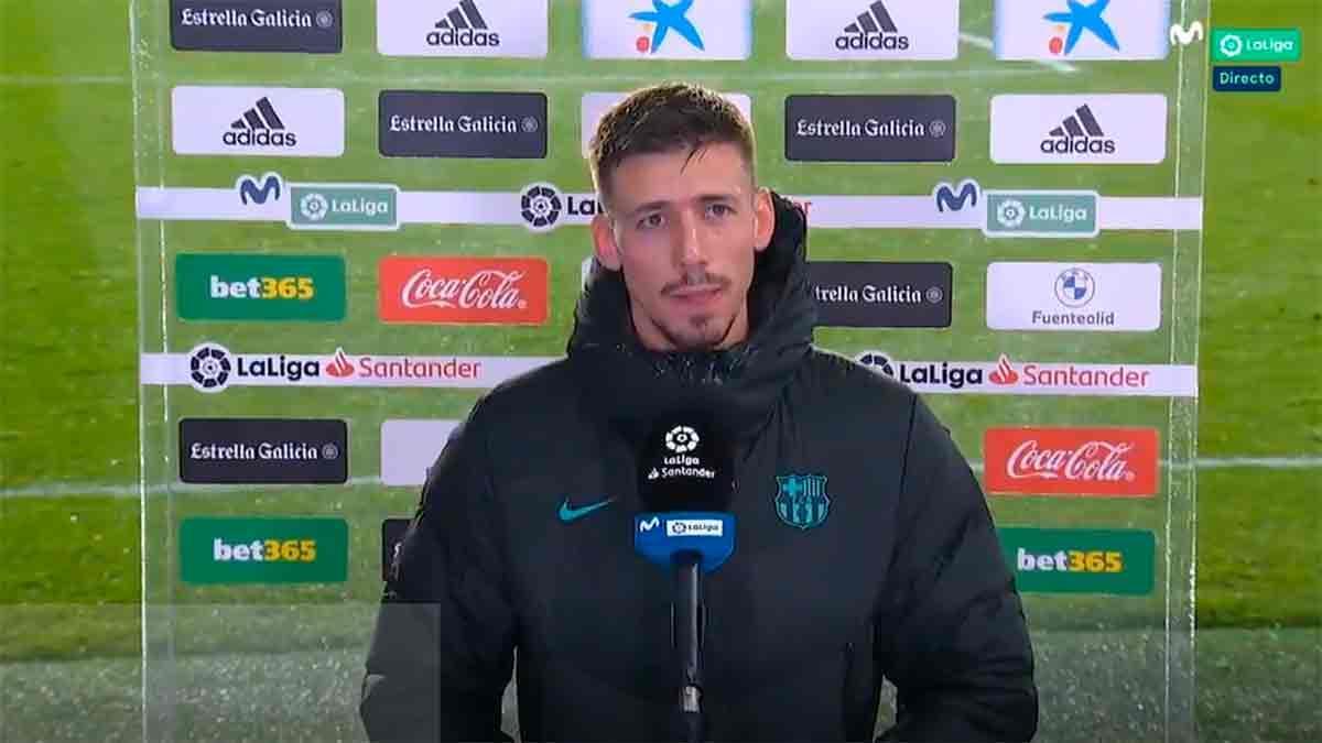 Lenglet analiza la victoria ante el Valladolid